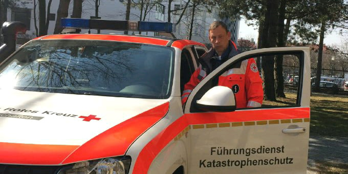 Das Bayerische Rote Kreuz steht zusammen